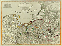 Карта Восточной Пруссии, 1794 г.