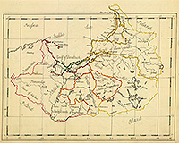 Карта Пруссии, 1810 г.